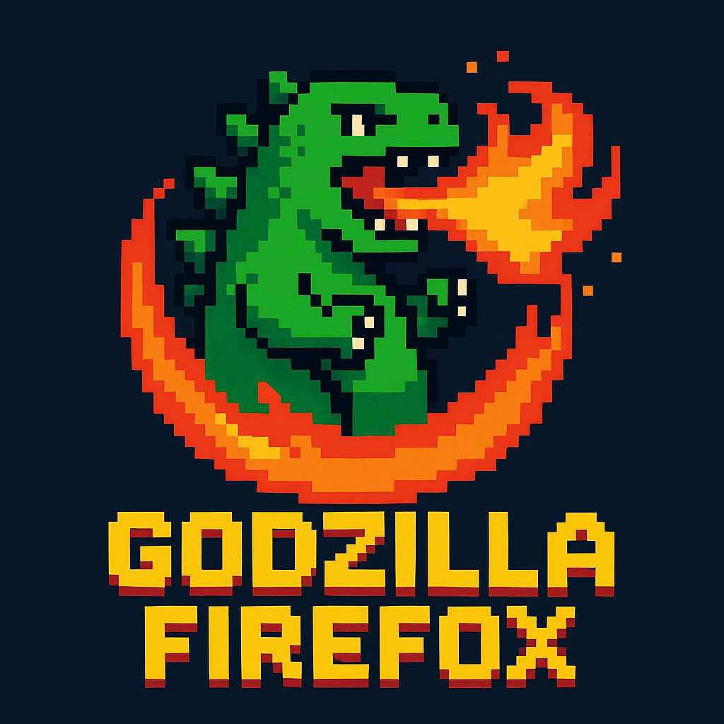 Pixel fox-shaped rocket